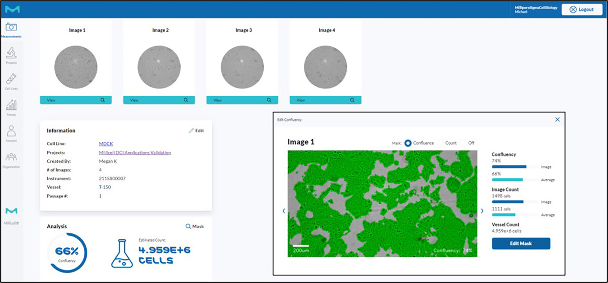 Millicell® Cloud Interface Example